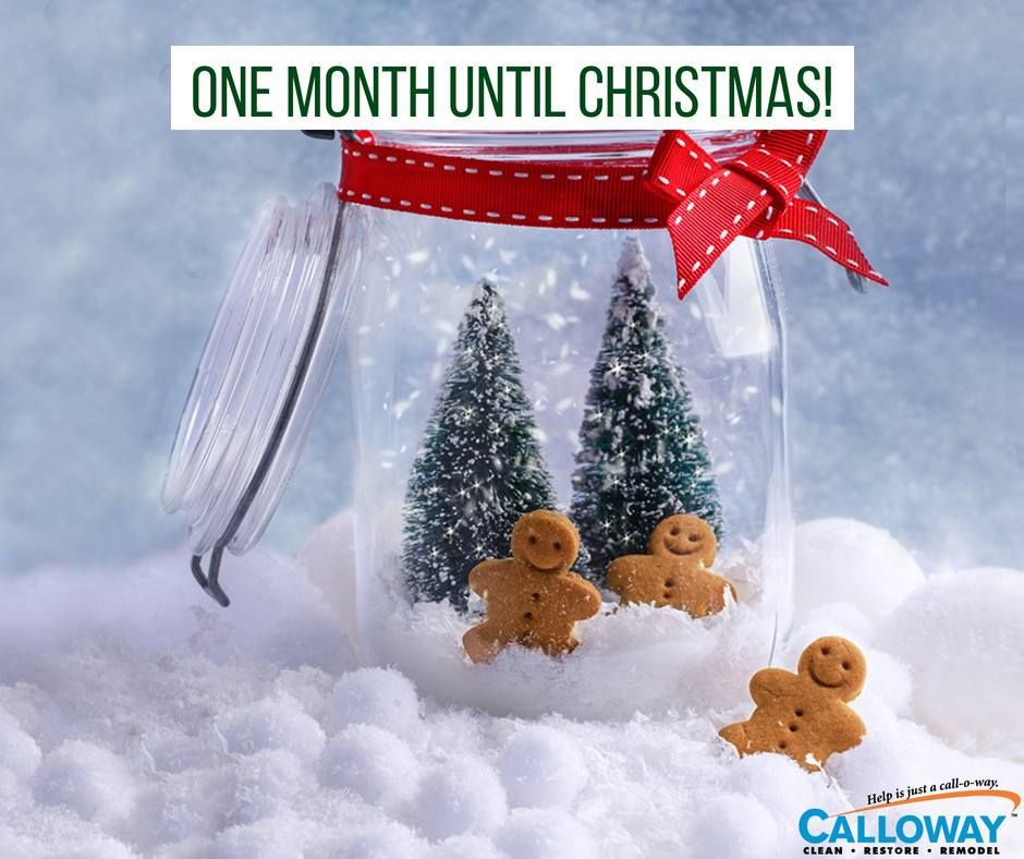 CallowayClean's tweet image. There's only one month until Christmas! Who's getting excited?!