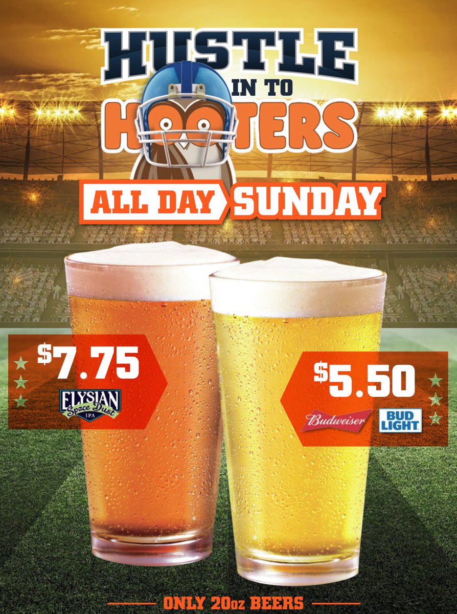 socalhooters's tweet photo. Beer Specials ALL day long! 🍺🍻 #westcoasthooters https://t.co/6dERuP68NV