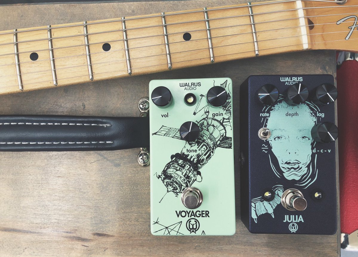 WalrusAudio's tweet photo. This week we’re going to post a setting each day that we really like. #trythesesettings and let us know what you think! 

This one with the #juliachorus &amp; #voyager is a great lofi warble with just the right amount of grit. 🎛 https://t.co/rU5vzb4AZU