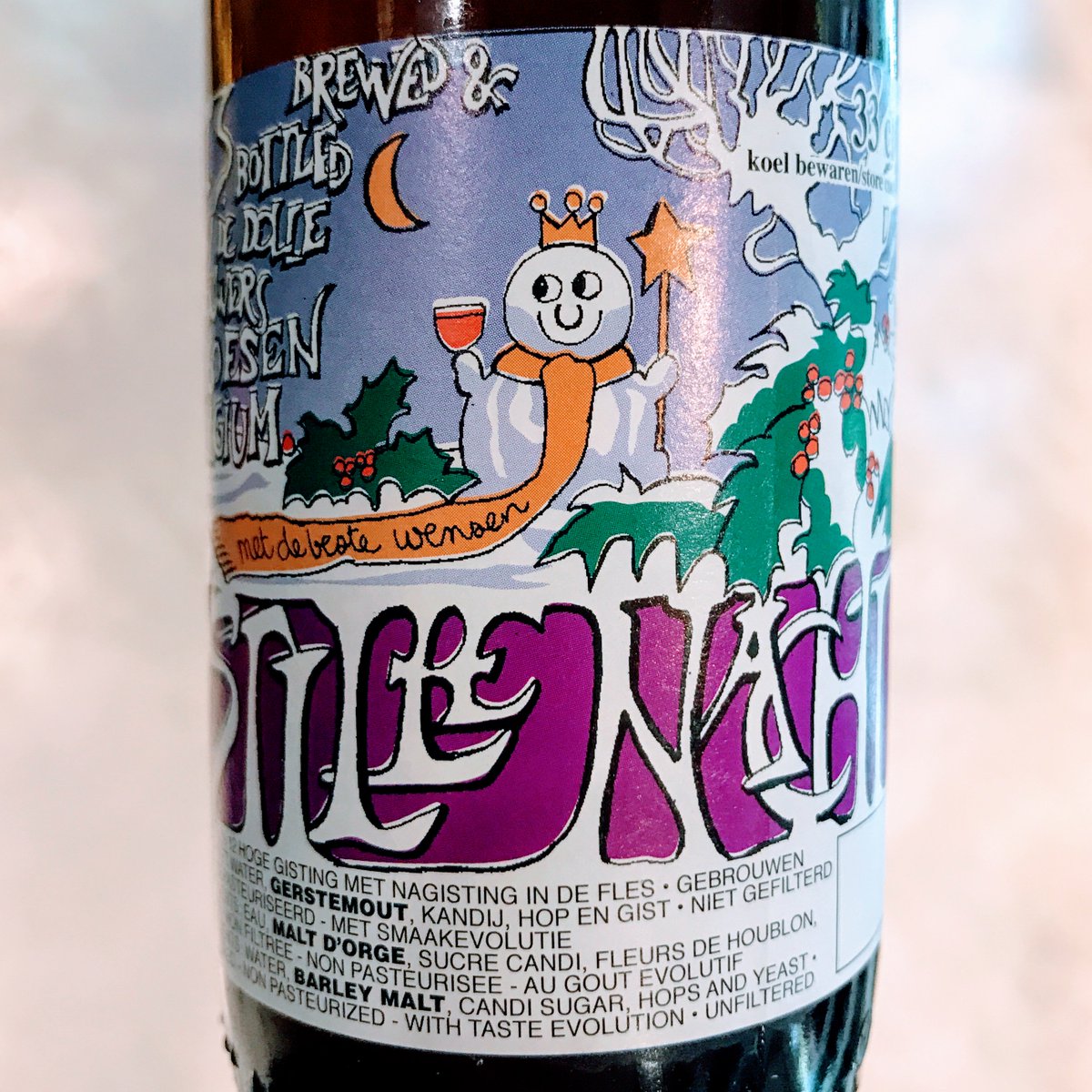 BierCaB's tweet photo. Maravillosa cerveza de Navidad. No tiene competencia.
#Tap26
De Dolle Still Nacht 2018
#CristhmasAle #BelgianStrongAle #BierCaB https://t.co/pZuIyx45O2