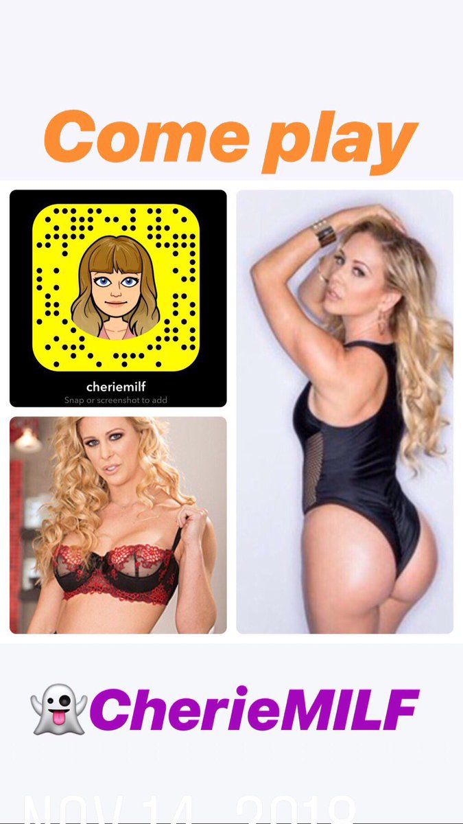 Cherie DeVille on X: Follow my public snap 👻 CherieMILF  t.cotpT61OgTWY  X