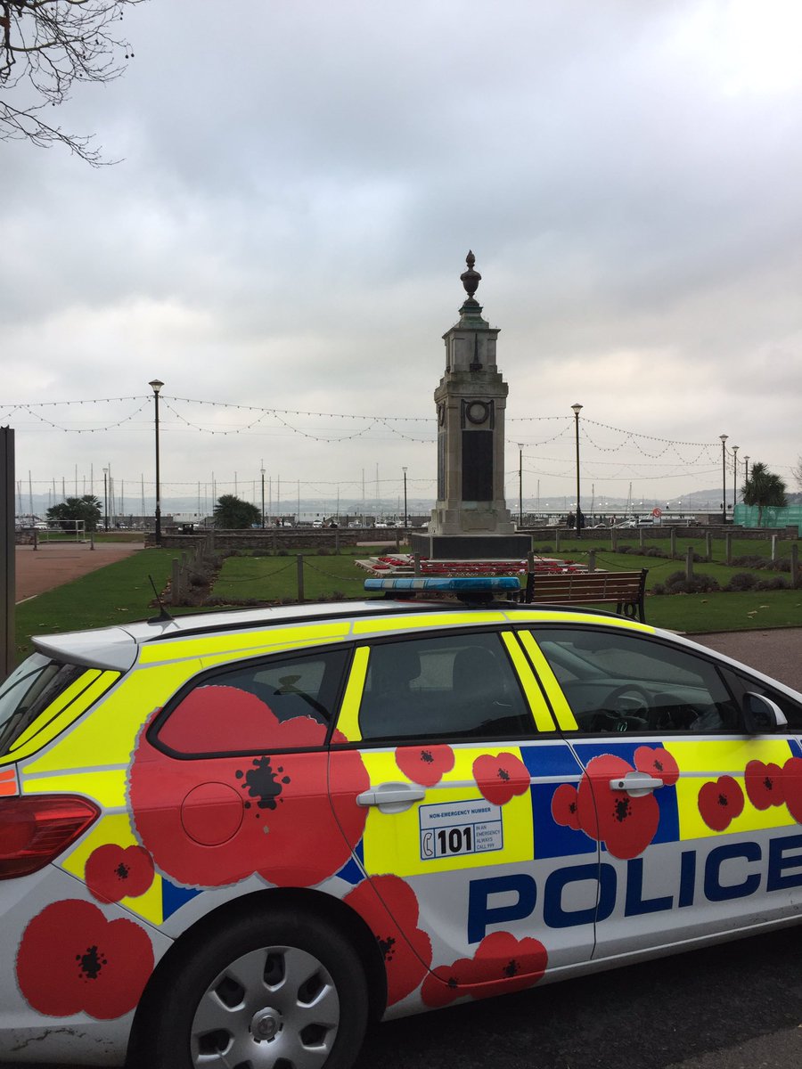 InspSouthDevon's tweet photo. #Rememberance2018
@TorquayNHT enjoying #policepoppycars around #Torquay with MOP thrilled to see & take photos
#proud
@PSMirandaDalton https://t.co/nM2qzW1vxo