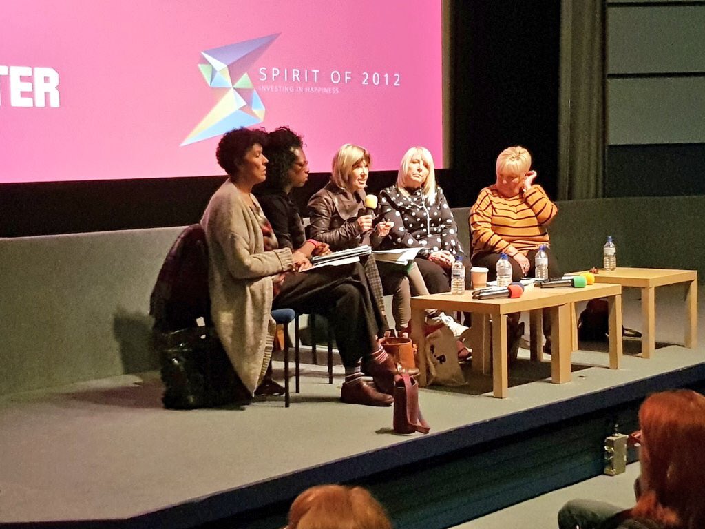 It was an honour to stand with and learn from the women of Aberfan today at <a href="/WOWCardiff2018/">WOW Cardiff</a>. Similar struggles yet 50 years on. We stand united. #WOWCardiff #Justice4Grenfell #Aberfan #WomenOfTheWorld