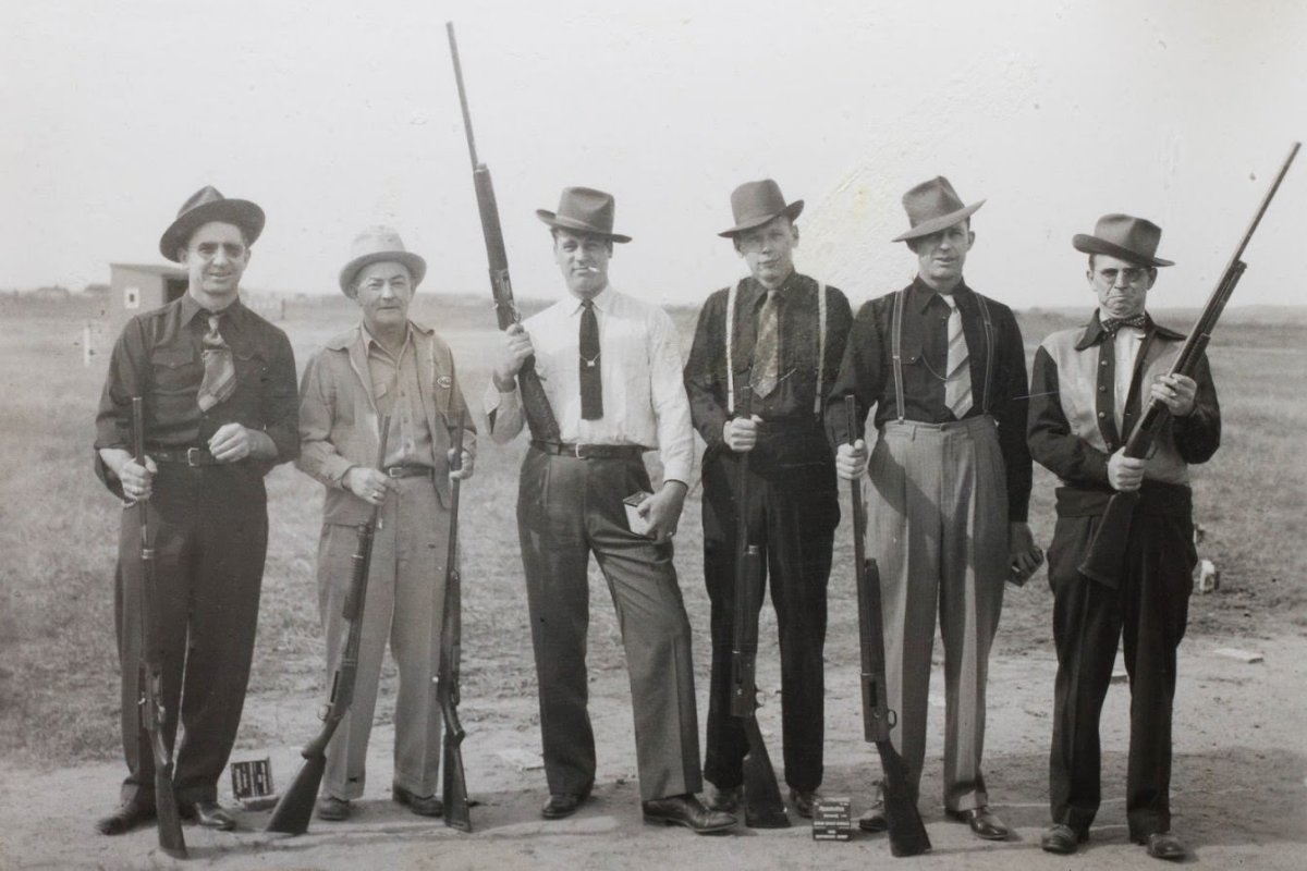 Anyone remember these guys? Roscoe trap shoot on a Sunday afternoon...
