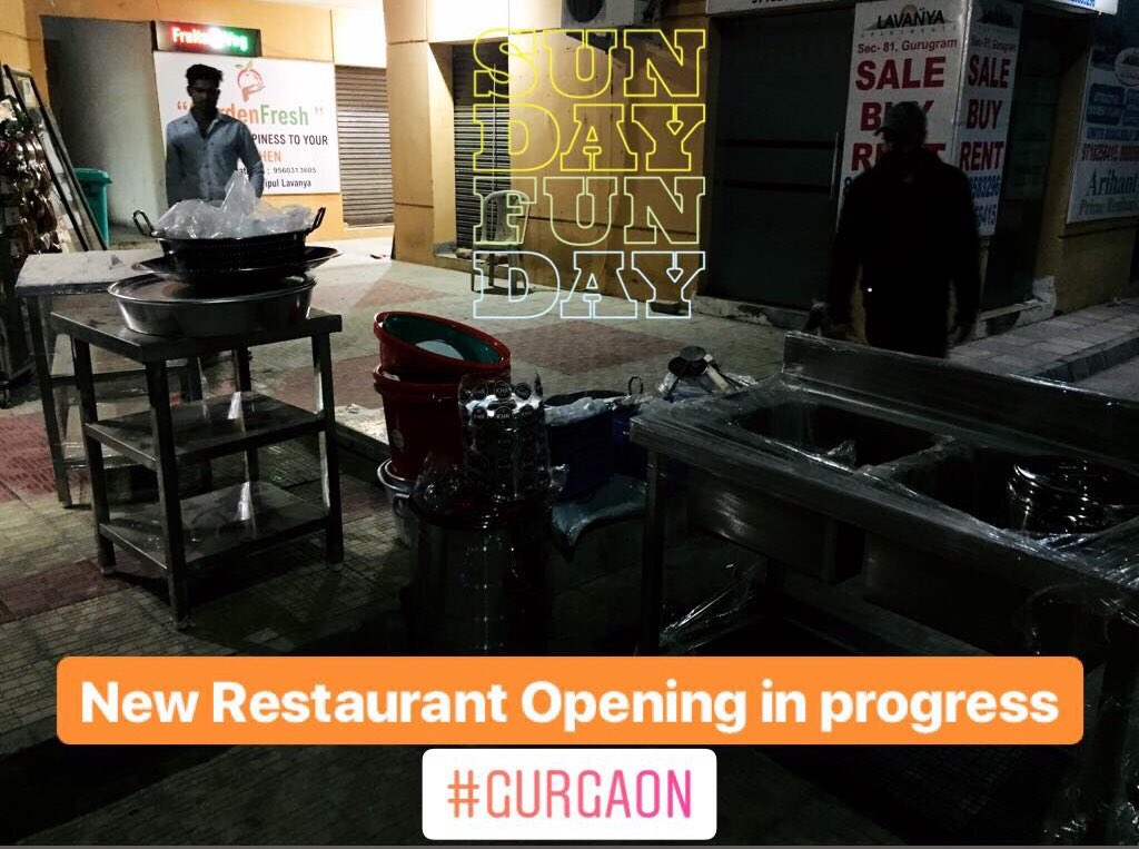 New Restaurant opening in Gurgaon #Aaugritaa #Consultancy #ChefConsultant #TakeAway #Delivery #Kitchen #KitchenLife #Chef #IndianMenu #Tandoori #Grills #Gurgaon #Sector81
