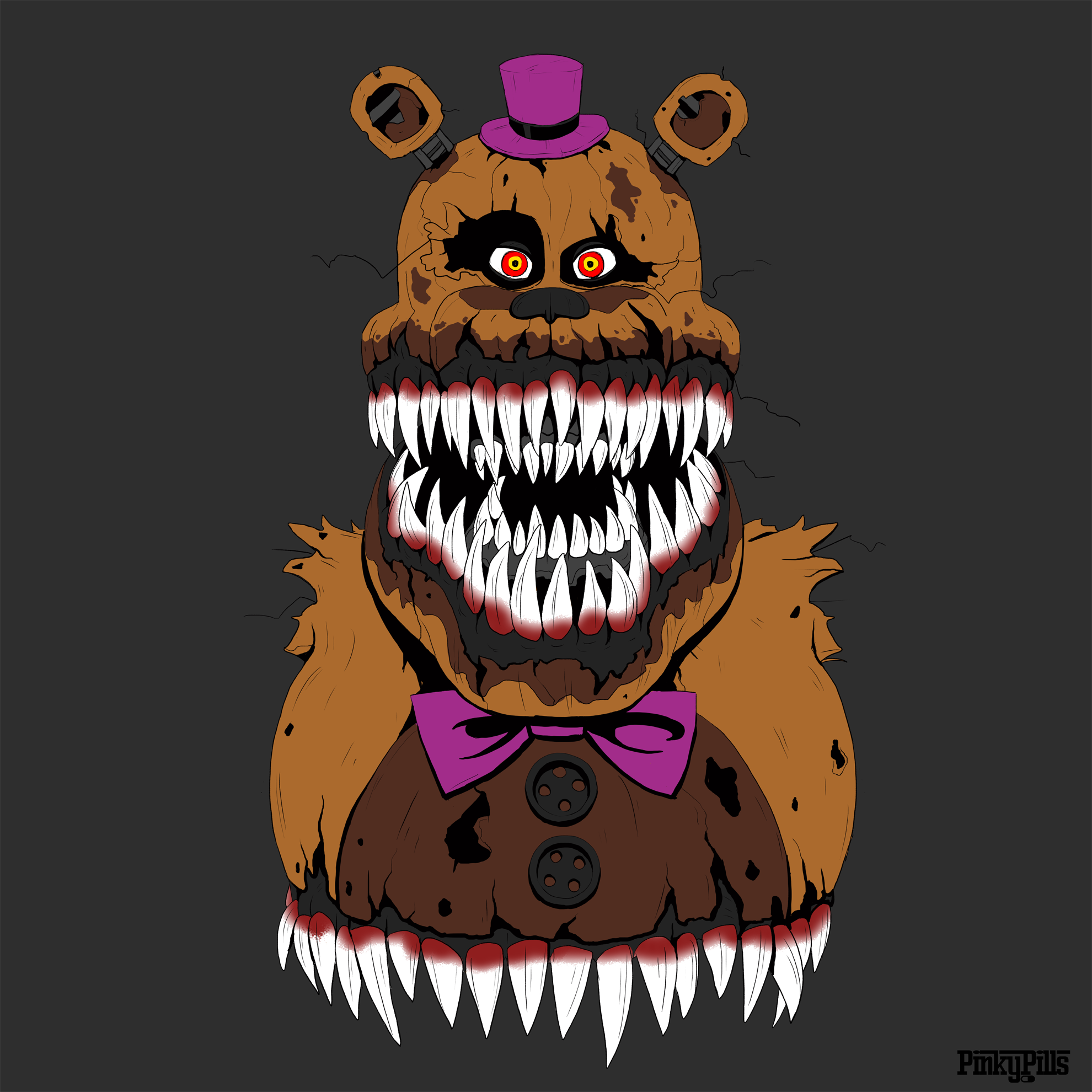 “Nightmare Fredbear - WIP II.” 