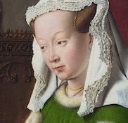 Giovanni Arnolfini and his wife as Vladimir Putin and Mark Zuckerberg