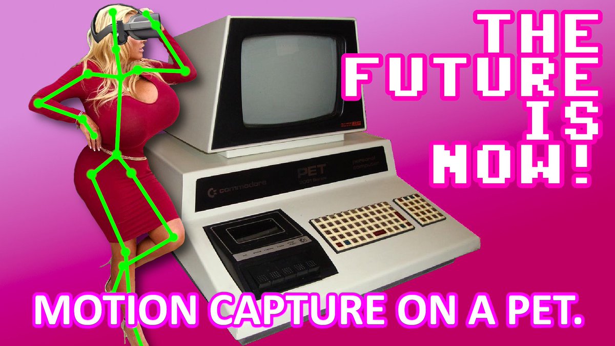 SoCalDemoscene's tweet image. Real-time motion capture data on a Commodore PET.

youtu.be/c11JcOhUCMM

#demo #demoscene #commodore #commodorepet #kinect #motioncapture