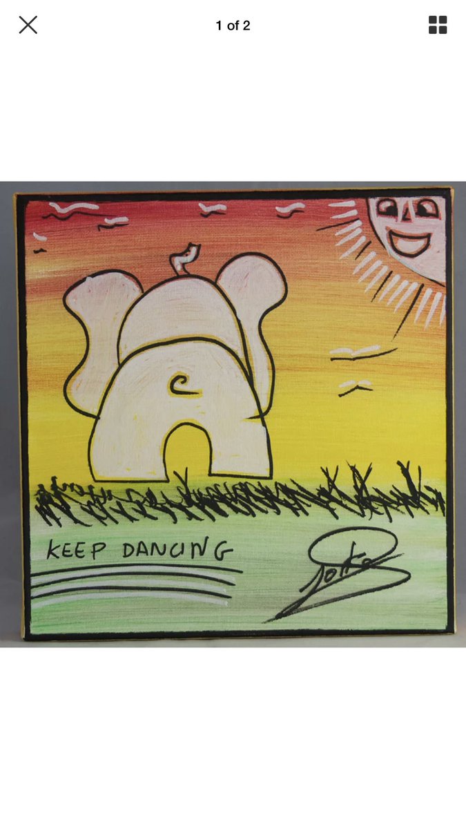 OsborneTrust's tweet photo. We only went and won this in the Willow Foundation Stars on Canvas fundraiser by Strictly Come Dancing’s Gorka! We couldn’t let it go when it’s an Elephant! Will look awesome in the new office. We love a bit of Strictly here. #StarsOnCanvas @gorkamarquez1 #neverforget https://t.co/vCZrqZcXKf