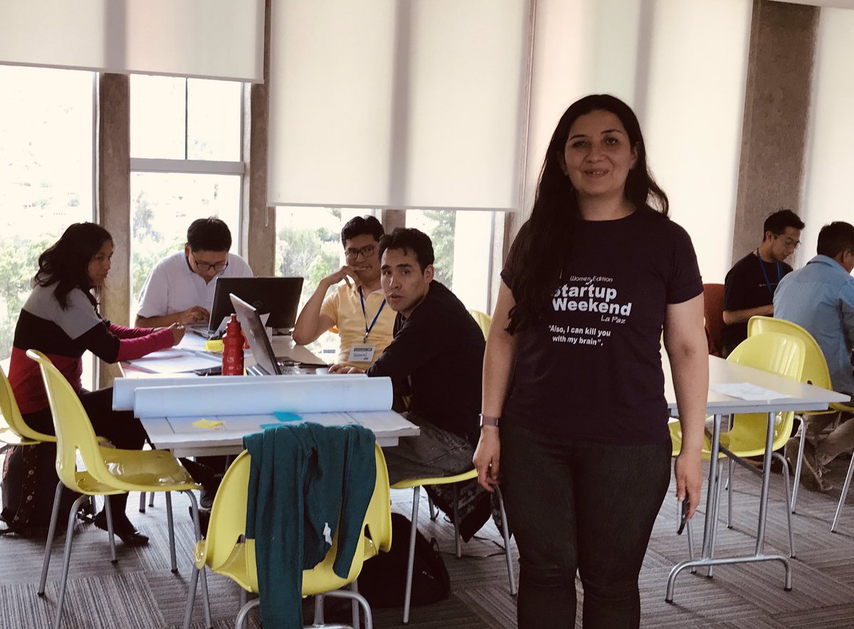 ruthy_root's tweet photo. Impresionada por los geniales proyectos en el #SWAILaPaz , suerte a los participantes en sus presentaciones de esta tarde !!.
Impressed by the great projects in the #SWAILaPaz, luck to the participants in their presentations this afternoon !! https://t.co/UfZgq1GCsX