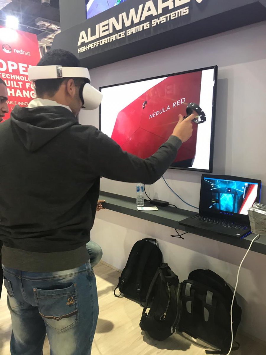 Enjoy dell alienware gaming at our stand #cairoICT2018 #dellemCICT #delltechCICT