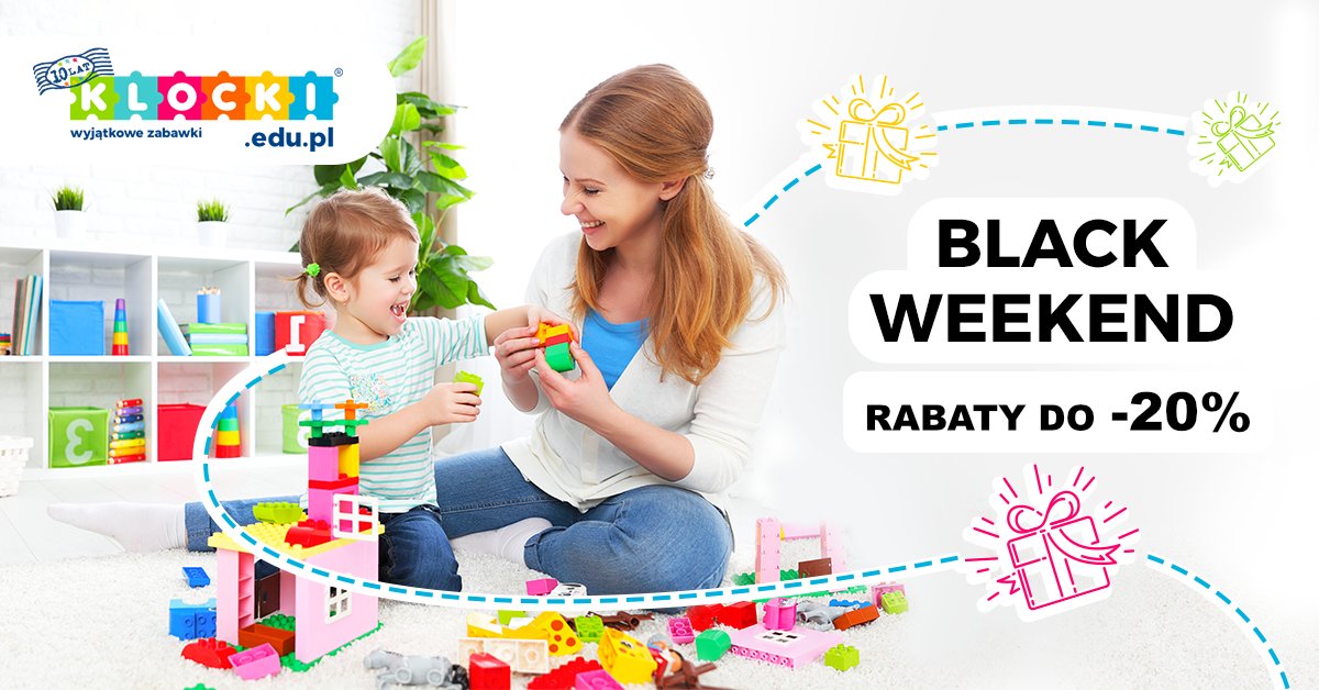 klocki_edu_pl's tweet photo. 📣 #BlackWeekend wciąż trwa ⚡️

🏁 Kod rabatowy:   BlackFriday2018 
👏 Link bezpośredni:  https://t.co/ZCWCMYQb8v 

#KlockiEduPL #KlockiEdukacyjne #KlockiKonstrukcyjne https://t.co/KBMKZ3kJOe