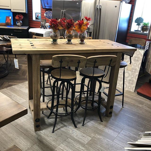 NBSaskman's tweet image. Pub style table with 4 chairs. #woodfurniture #table #pubtable #furniture #shoplocal #northbattleford #instalove ift.tt/2zpaaCY