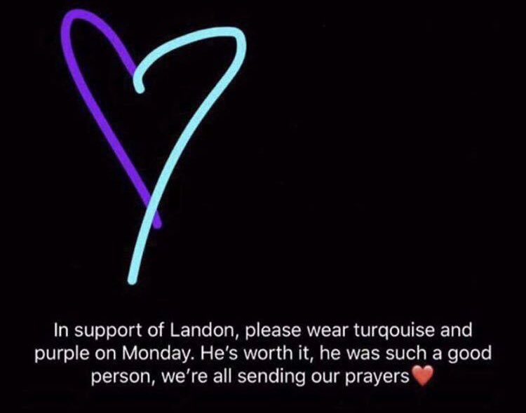 LBHS Student Section tweet media