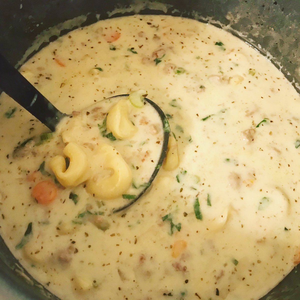 MrsHuskeysFACS's tweet photo. This week I made...soup! Perfect if you have any leftover turkey. Start with a mirepoix and bonus points if you know what a mirepoix is! https://t.co/tp0NpHr5Sk https://t.co/wEvLSoaLut