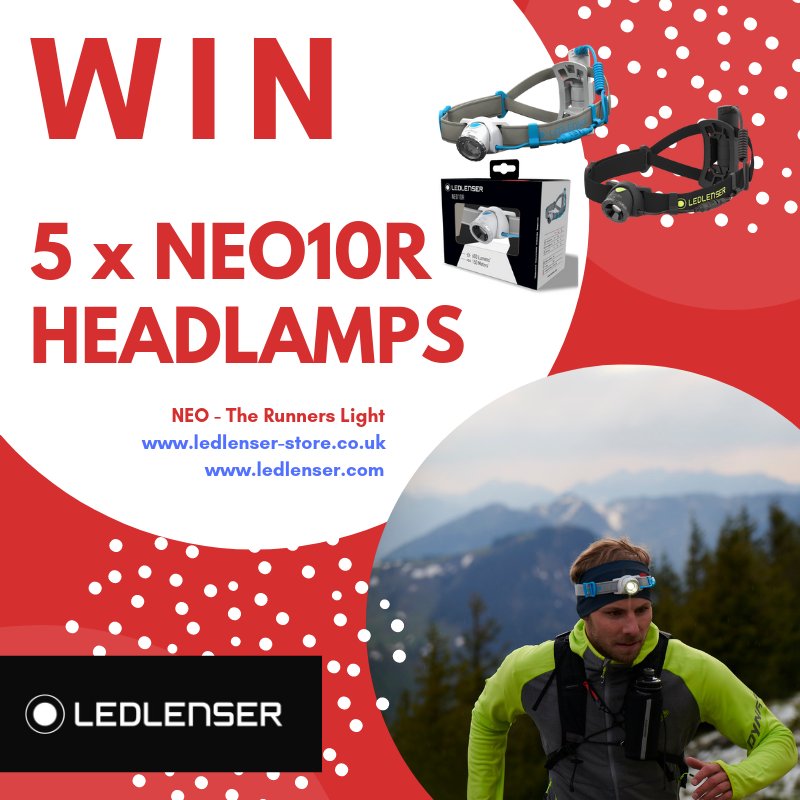 UKRunChat's tweet image. RT this &amp;amp; follow @LedlenserUK to be in the Sunday 25th November 9pm draw to be 1 of 5 winners of the NEO10R headlamp which RRP's at £89.95! 
Brilliant prizes. Good luck everyone. #ukrunchat #uktrichat #ukcyclechat