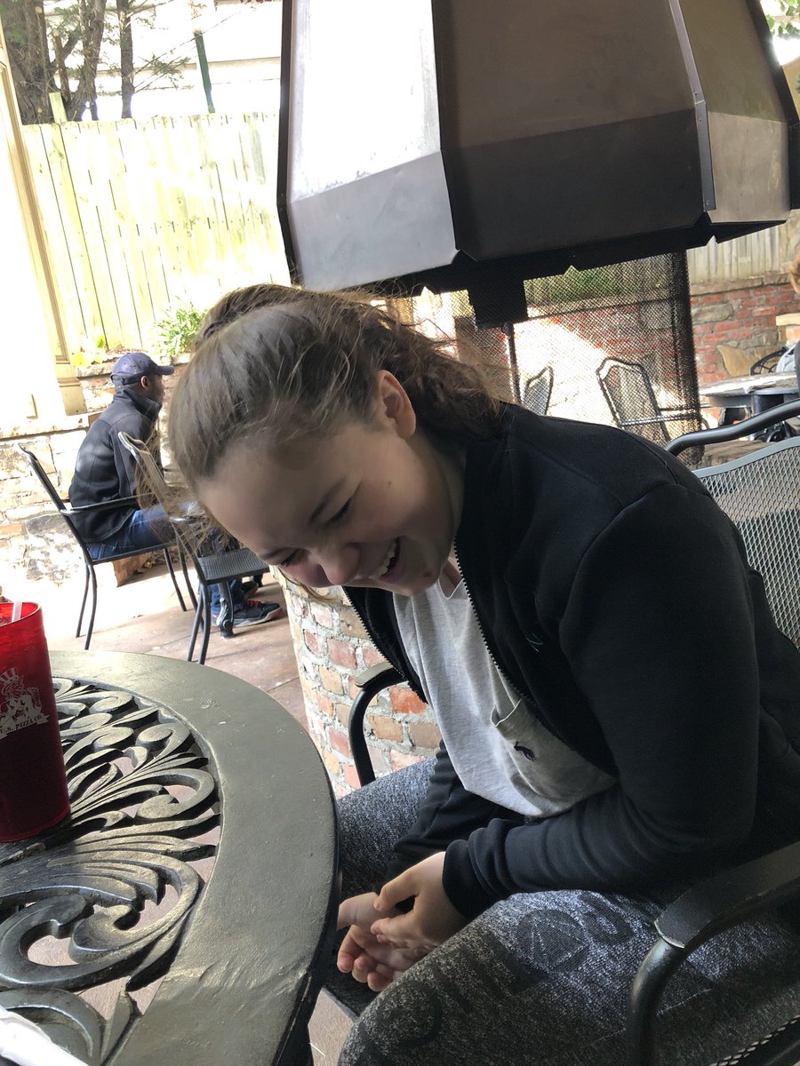 mfdooley's tweet photo. Lunch with my best big girl ππ. Back to the grindstone tomorrow! #surpriselunchdate #sundaydanceday #fourweeksuntilChristmasbreak https://t.co/4DrtPfH1zY