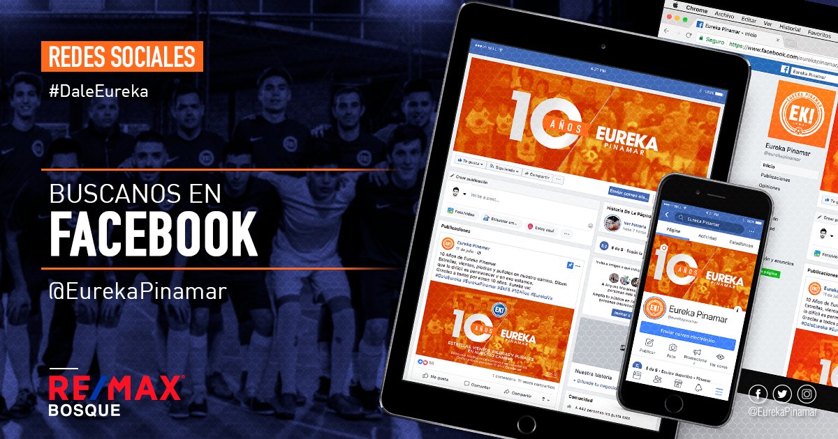 Seguinos en Facebook!!! Dale Me gusta y accede a toda la información e imágenes de los partidos
facebook.com/eurekapinamar 
#DaleEureka #EurekaPinamar #EkF5 #Futsal #RedesSociales