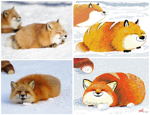 Kekeflipnote's tweet photo. Sleepy loafoxes 🦊🥖❄️ https://t.co/aUHXXO4k5N