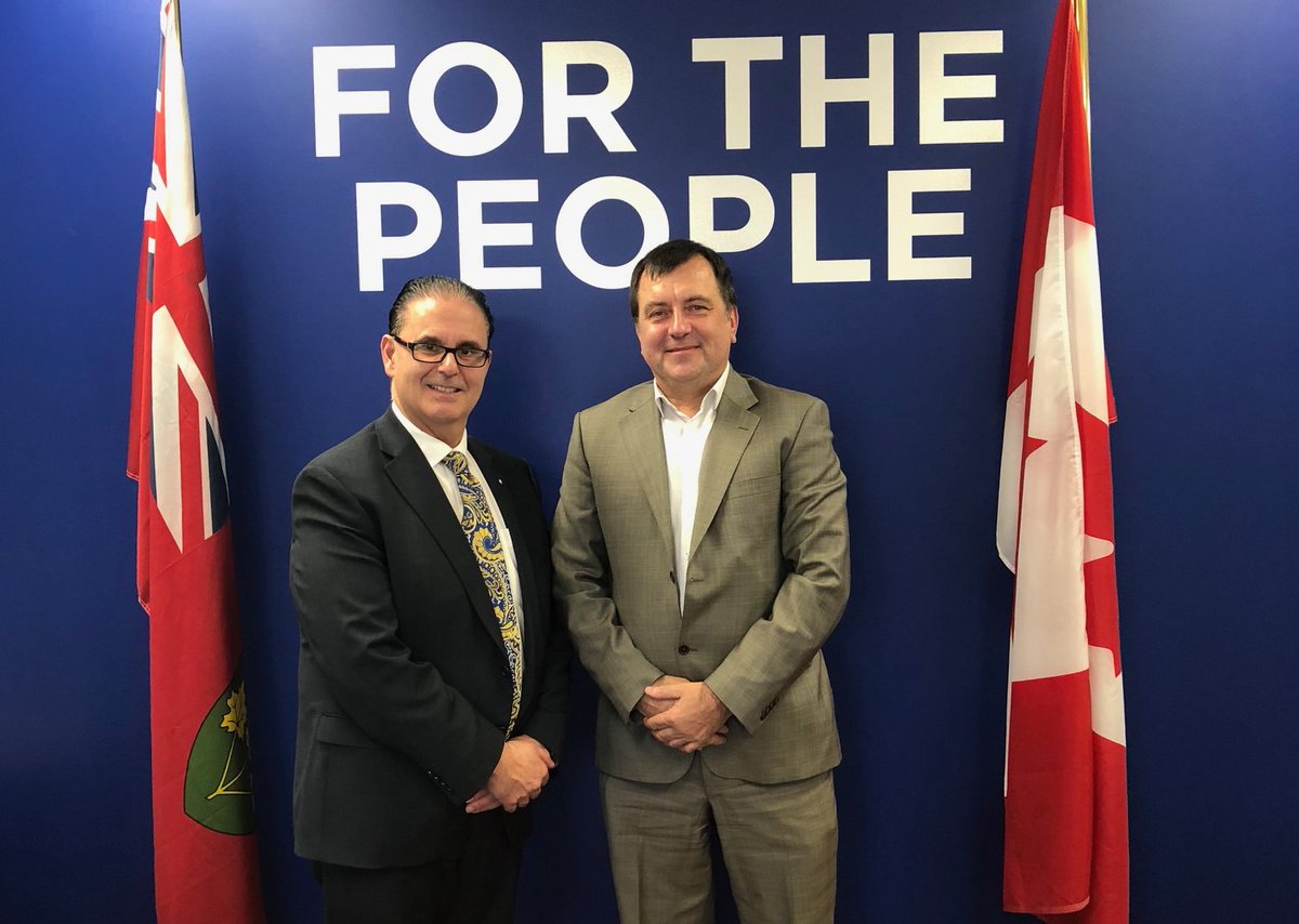 RudyCuzzetto's tweet photo. Had a productive meeting with Roman Szarek, President &amp; CEO of @01Millennium Consulting, a leading IT services firm. #MississaugaLakeshore is #OpenForBusiness #ForThePeople https://t.co/lay2qYZ9ye