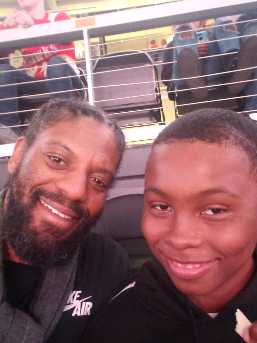 First Hawks game!  #AtlHawks From the Bay to the A! 🤙🏾Make me a fan!