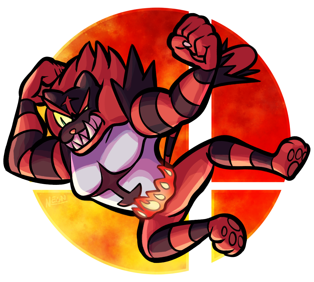 CryoGX's tweet photo. Went and drew Incineroar a second time for @PorkysPokey's #UltimateCollab!
#SmashBrosUltimate https://t.co/nvD0uit5M7