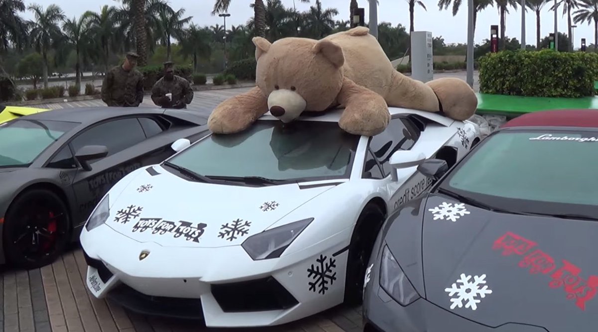 dmccbexotics's tweet photo. It’s all for a good cause, but we still have to have some fun. Never growing up. #KidsatHeart #ToysForTots #CBE https://t.co/L9TZOg5MNf