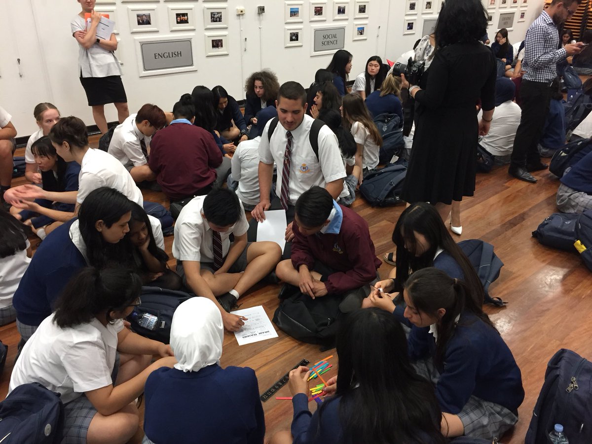 SyariefAchmad87's tweet photo. Australian Business Week (ABW) 2018 off to a great start. Well done @homebushbhs and @StrathfieldGHS for this fantastic cross-school initiative, teaching our students vital 21st Century Skills! https://t.co/tisO7vVvLl