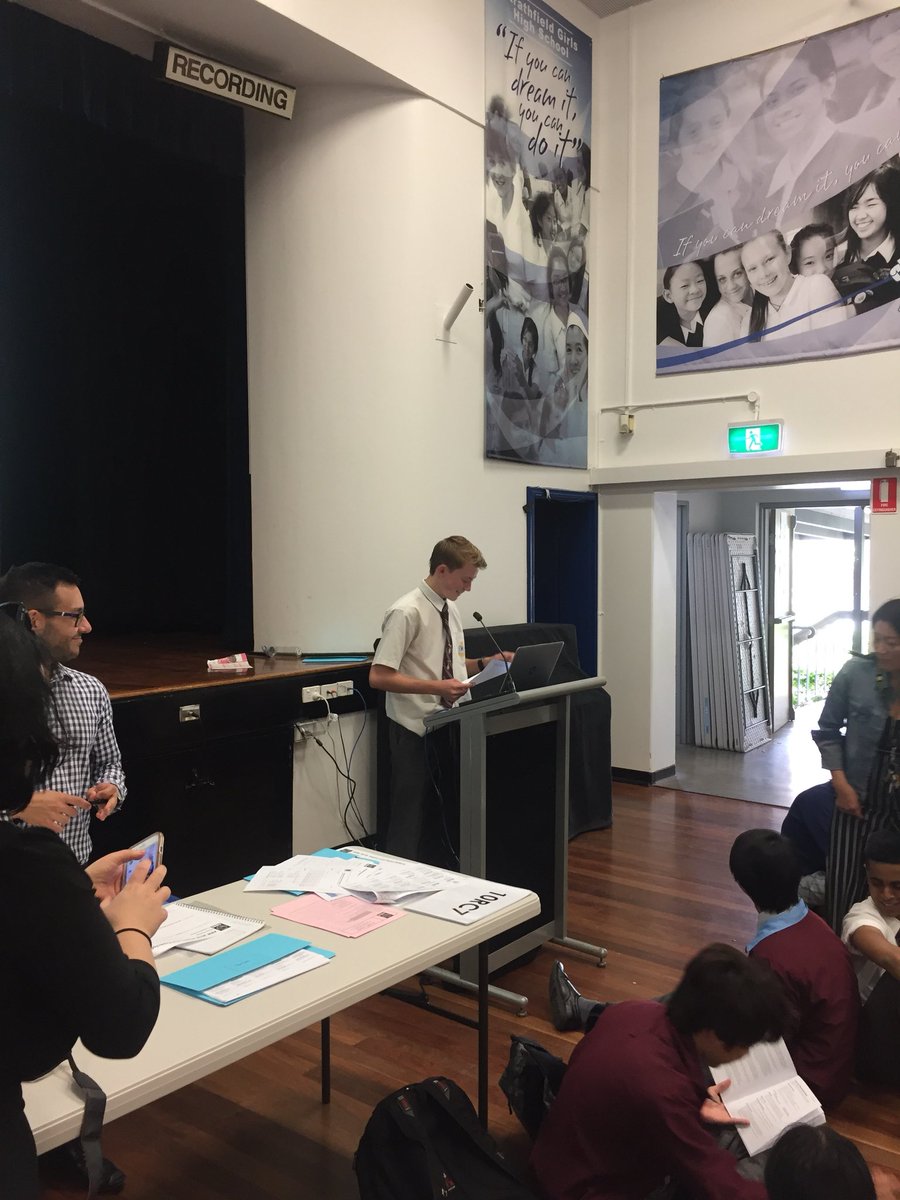 SyariefAchmad87's tweet photo. Australian Business Week (ABW) 2018 off to a great start. Well done @homebushbhs and @StrathfieldGHS for this fantastic cross-school initiative, teaching our students vital 21st Century Skills! https://t.co/tisO7vVvLl