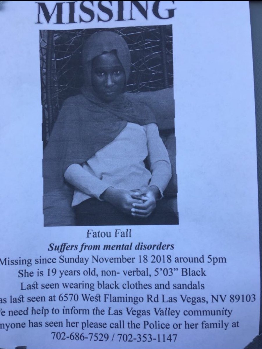 ama2cool2handle's tweet photo. 🚨  🚨 LAS VEGAS AREA 🚨 🚨 
If anyone has seen Fatou please call 911 OR 702-686-7529/ 702-353-1147 !! https://t.co/Wp2r0XSVFX