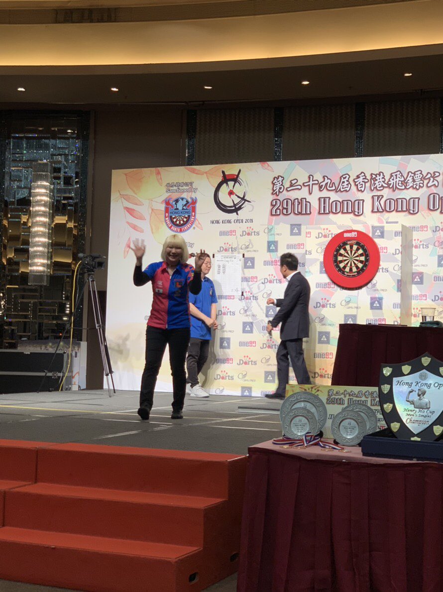 MIKL396's tweet photo. 昨日行われた、香港OPENレディースシングルスは優勝しました！ヾ(๑⃙⃘´ꇴ｀๑⃙⃘)ﾉ応援ありがとうございました！ https://t.co/mZngXF5K2F