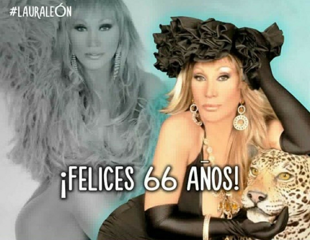 ImNotAbusadora's tweet photo. Tesoroooos!! 
Hoy Laura León la tesorito está cumpliendo 66 años. 
#FelizCumpleTesoro https://t.co/kKV6D1jQkj