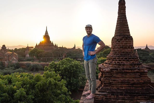 travisbluemling's tweet photo. Easily one of the best parts about Bagan is the fact you can watch the sunset over temples that date back to the 11th and 13th century! 📸 @rossocjennings
.
.
#rtcopper #bagan #myanmar https://t.co/oibogS0BWm
