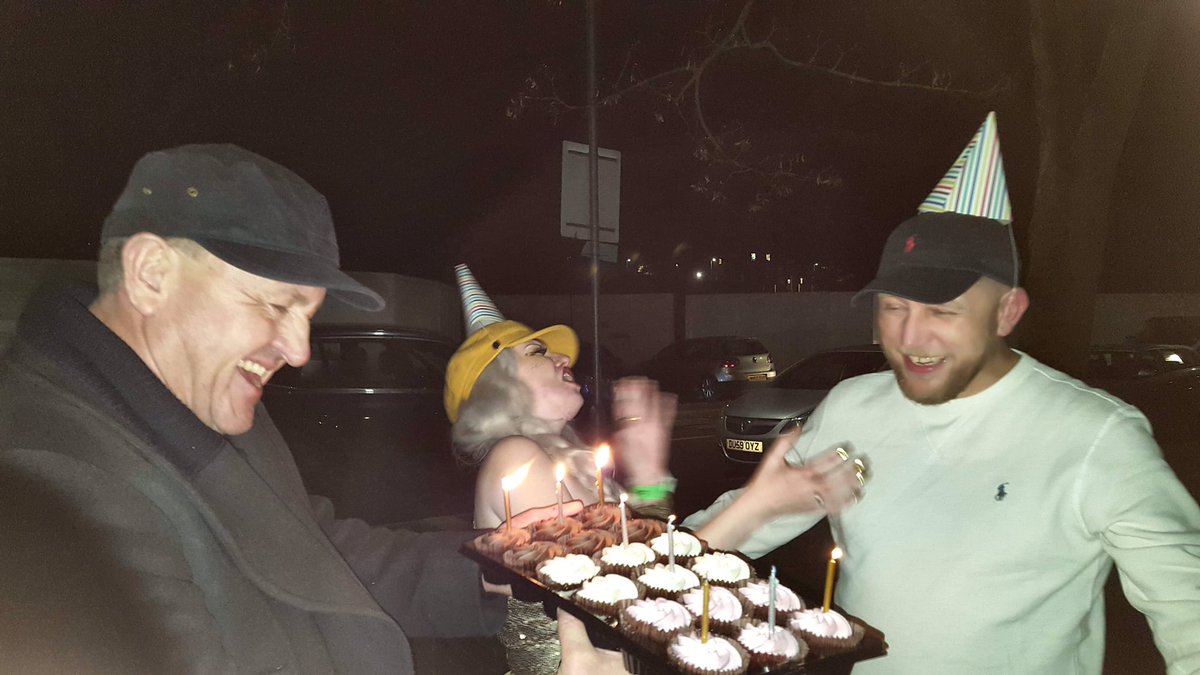 When <a href="/dannyrampling/">DannyRampling</a>  turns up with  cake and candles and sings happy Birthday 🥳 to you on a night out at Golden in stoke last night! 
It was great to meet you and thanks again for the Birthday wishes !