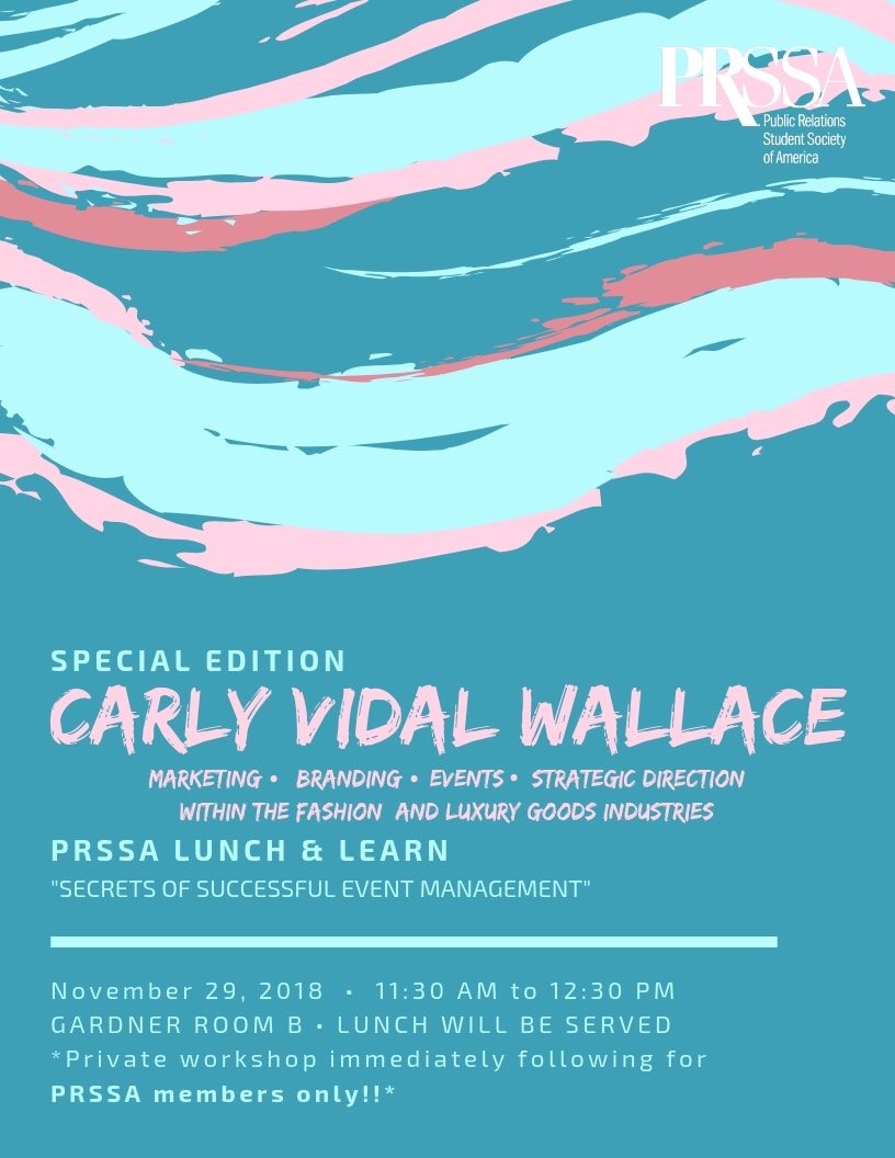In case you missed our Instagram post, we have a VERY special Lunch and Learn guest this week and trust me, you won’t want to miss it! Can’t wait to have you <a href="/cvidalwallace/">Carly Vidal-Wallace</a> ✨