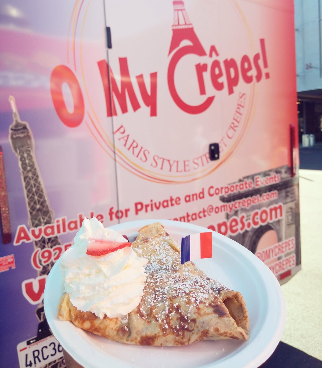 Serving our delicious crepes in San Ramon today until 5pm with <a href="/foodtruck_mafia/">The Food Truck Mafia</a>
