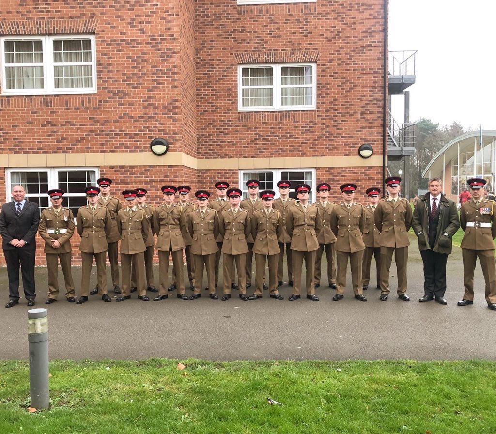 ITC_Catterick's tweet photo. @ThePoachers_ receive a “new batch” of recruits who just passed out of The School of Infantry... the Second Battalion Royal Anglians are based in BSA Cyprus. Many of them start Day 1 of an adventurous life - in #Cyprus #Infantry #Queensdiv https://t.co/EEHupsQz1K