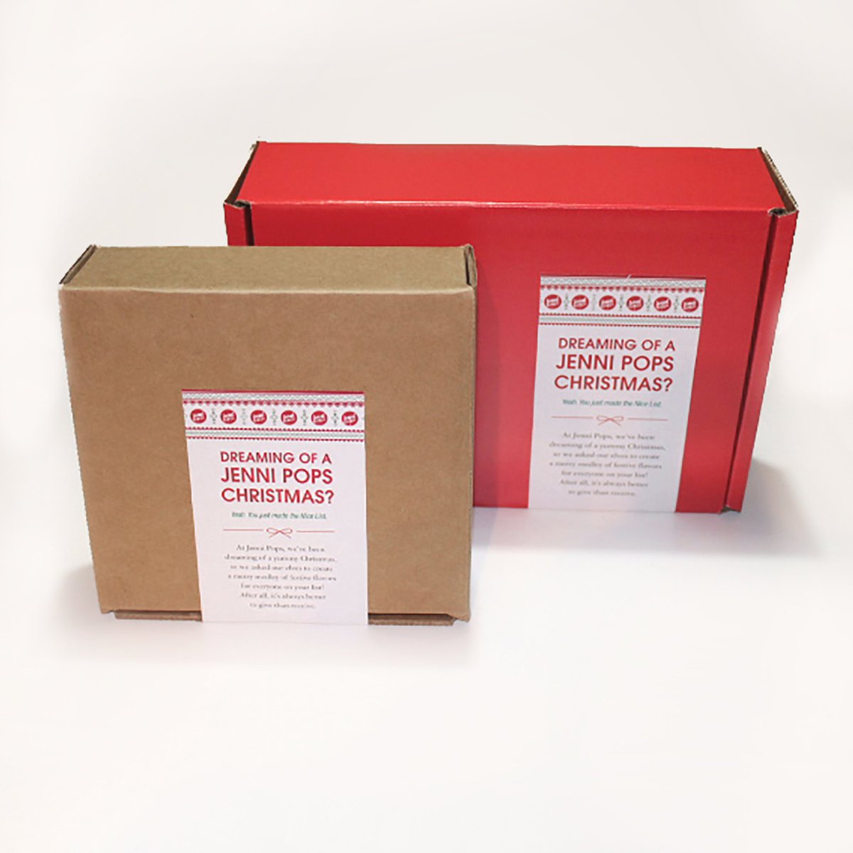 jenni_pops's tweet photo. Milk and cookies? So last year. 

Order a Jenni Pops holiday pack today! Available thru December 15th. 

https://t.co/lIQvwzIquL https://t.co/8caNh8tSpQ