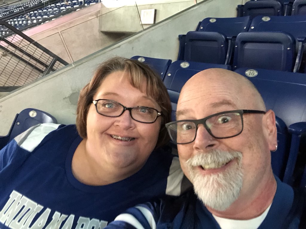 PeggySnow14's tweet photo. #MIAvsIND Celebrating my new hip’s 1st bday! https://t.co/jOUWlTDlR2