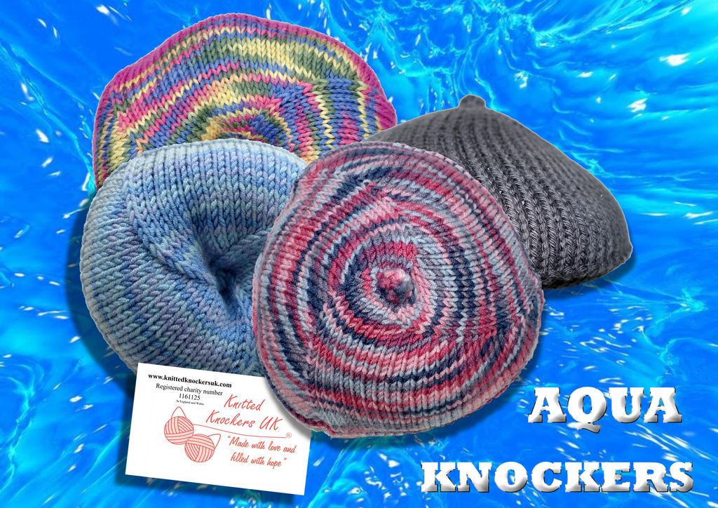 Knitted Knockers Uk On Twitter Aqua Knockers Are A Knitted Knocker Designed Especially For Use In Water Based Activities Each One Is Handmade Using A Soft Acrylic Yarn And Stuffed Using Shower