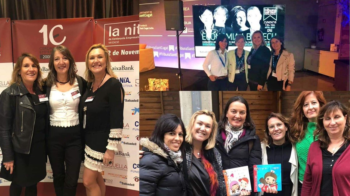 ADEvallesoc's tweet photo. A @ADEvallesoc cada vegada estem més actives! 🤗 Aquesta setmana hem representat la nostra associació als Premis Cerdanyola Empresarial, hem fet sinèrgies amb @HistoriasSofia i hem assistit a la Tribuna Sant Cugat Empresarial 🔝 #donesempresaries #dones #sociesadevalles https://t.co/9mNTiw5Ut7