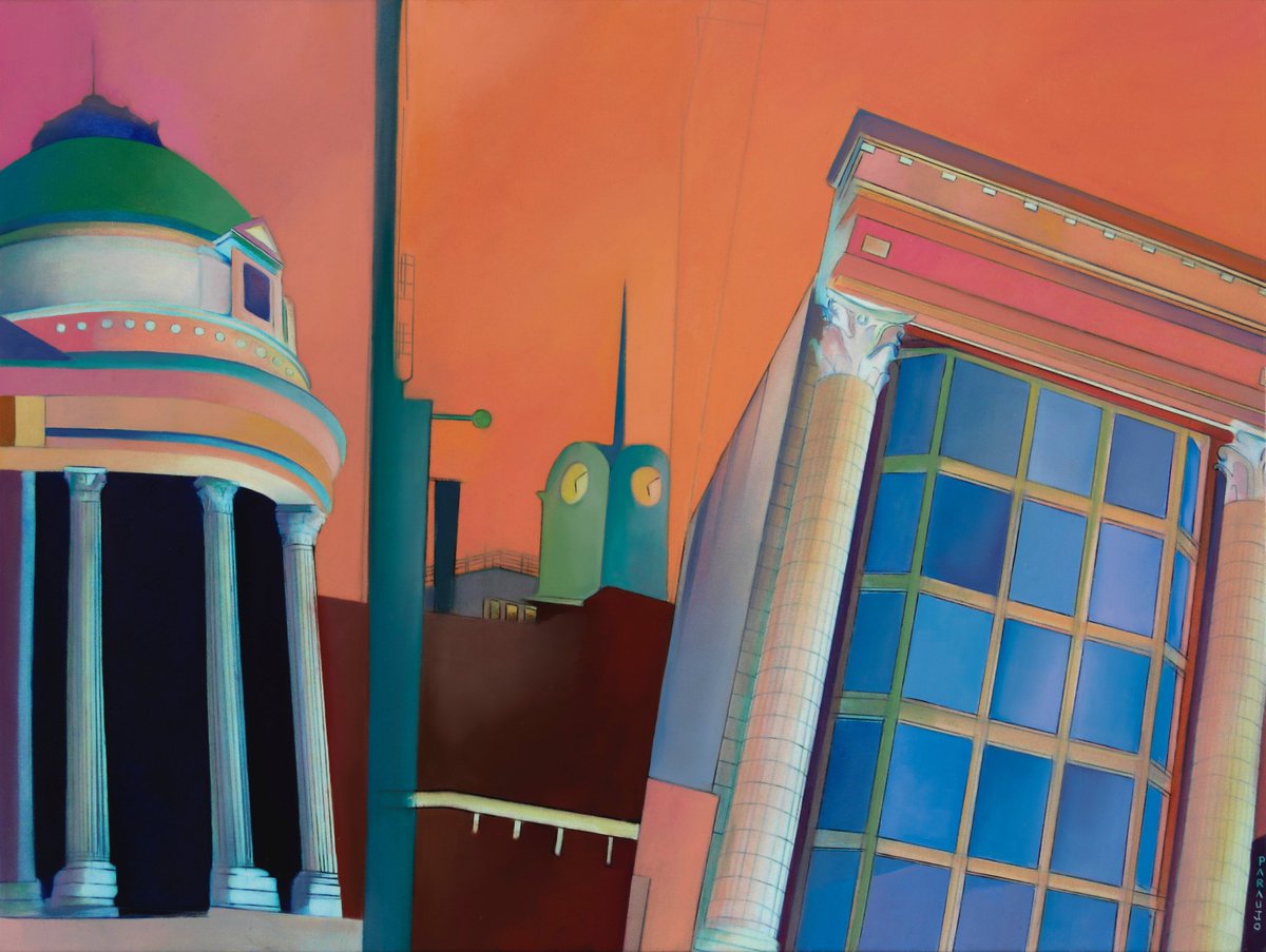 AMetropolis's tweet photo. Upcoming Exhibition, "Urban Abstracts" by Patricia Araujo @TLMuseumSF  Paintings Celebrating Architecture from the TL, SOMA, &amp; Mid-Market, Opening: Thurs Dec 6th. For more info visit: https://t.co/d0VzVHo8xZ https://t.co/dxA3hhggxq