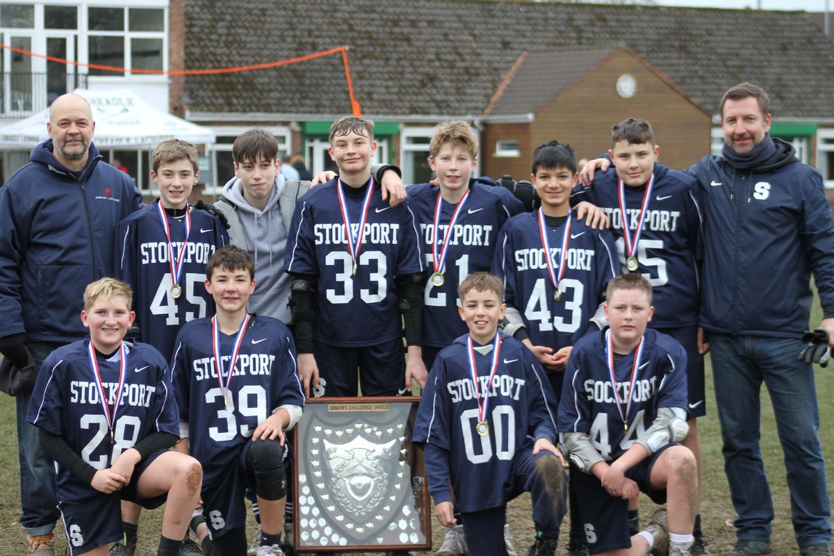 Great day today, for the u14s 6 a-side lacrosse tournament.  Hosted exceptionally well by <a href="/CheadleLacrosse/">Cheadle Lacrosse</a> .  Victory for <a href="/Stockport_Lax/">Stockport Lacrosse Club</a> against a talented <a href="/NorburyLax/">Norbury LAX</a> in the final.  Well done all.  Great day.  #webleedblue