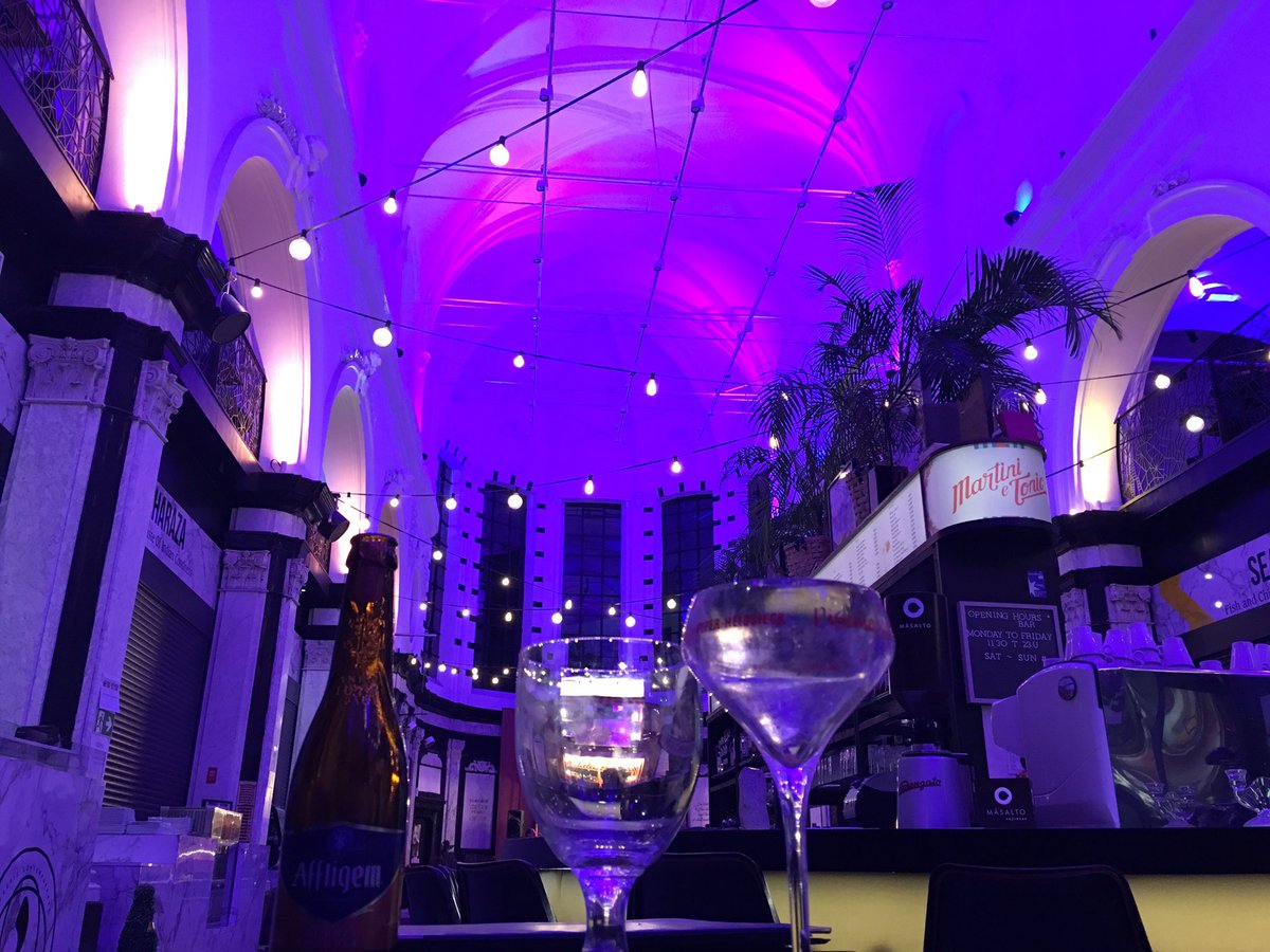 ChandeepKhosa's tweet photo. A very awesome end to an amazing @drupalcampbe included eating & drinking at the Holy Food Market, followed by dancing at the Latin club with @dan2k3k4 @rteijeiro @idevit @JohnAlanCook. We celebrated @Emmezali birthday for her while she slept :) #DrupalCampBE https://t.co/mimCiwXTuJ