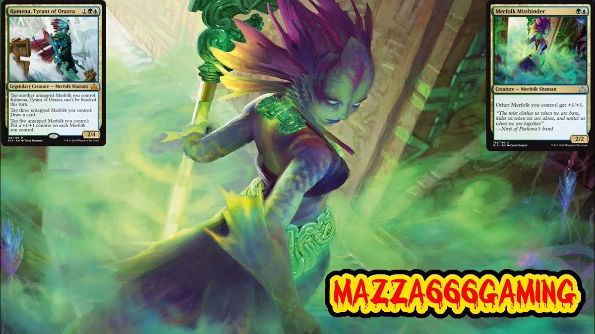 Mazza666Gaming's tweet photo. https://t.co/hV8uCUy05d please check out my latest #mtg #MTGArena #MagicTheGathering video #junglesecrets deck #merfolk #Teamemmmmsie #pcgaming #Videogame https://t.co/P1KKZhZKE1