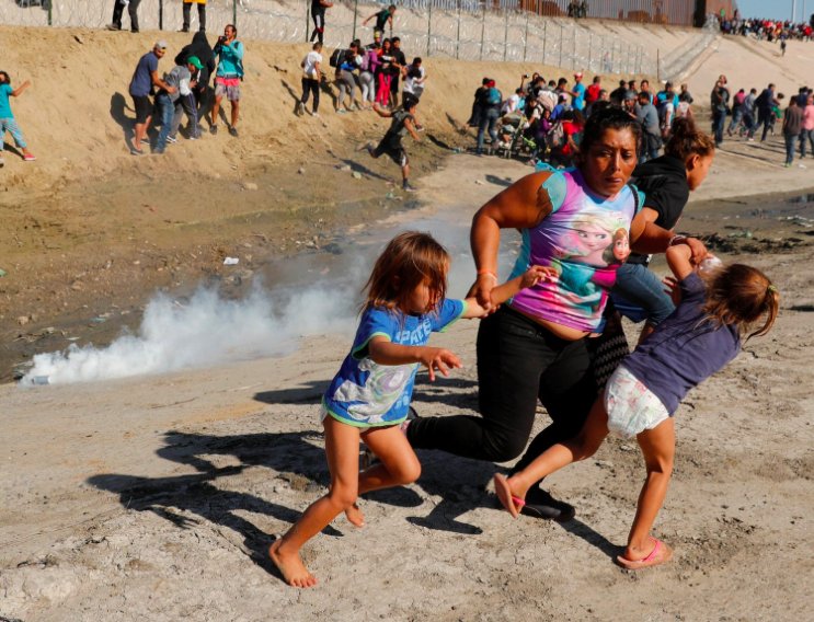 If your religion tells you its moral to gas babies in diapers—your religion is trash.
And if you catch yourself saying, "I'm not okay w/this but blame the parents," then don't kid yourself—you're okay gassing babies in diapers.
Asylum is a protected human right. End Of Debate.