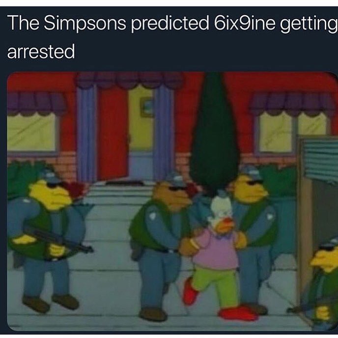 WORLDSTAR's tweet photo. The Simpsons be predicting it all 😂😭 https://t.co/KXEPRaamo2