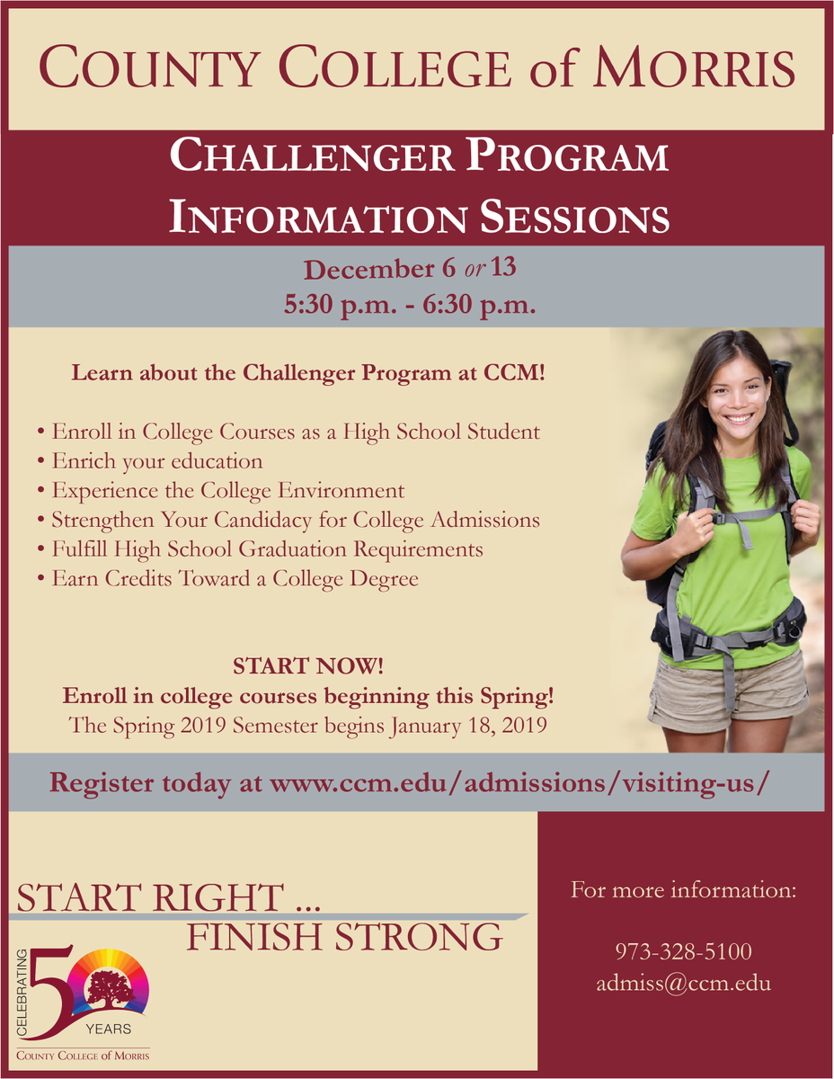 Attention guidance counselors, parents, and high school students. This is a session you do not want to miss. If you know someone who is interested in taking college classes while in high school, come to one of these sessions! ow.ly/zDXz30mH3Hu