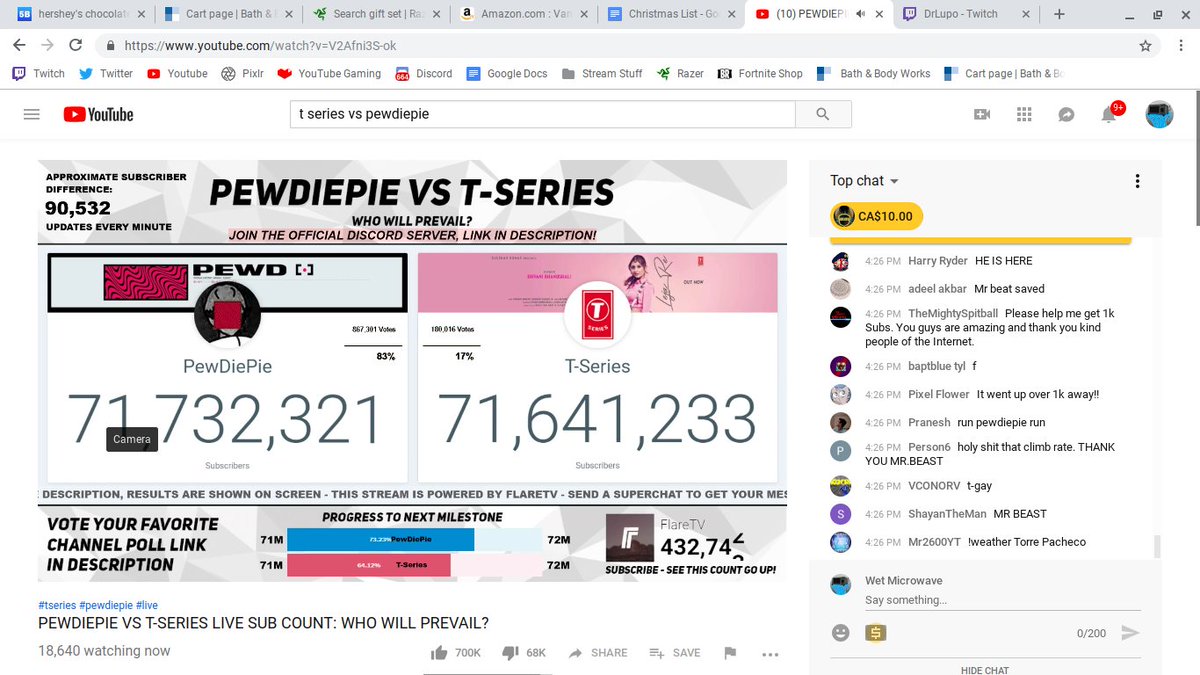 WetMicrowave's tweet photo. The war to end all wars.
@pewdiepie @MrBeastYT https://t.co/pxmoMMcxQP