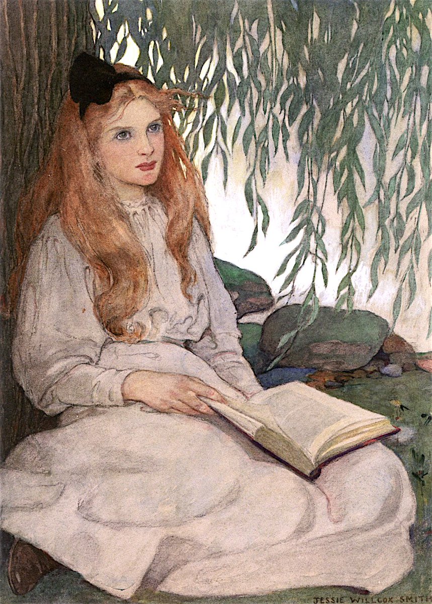 Jessie came to dominate the world of illustration & advertising, working for Scribner's, Harper's Bazaar & St. Nicholas Magazine, commanding significant fees & winning countless awards. Her depictions of children & mothers shaped Edwardian archetypes of motherhood.